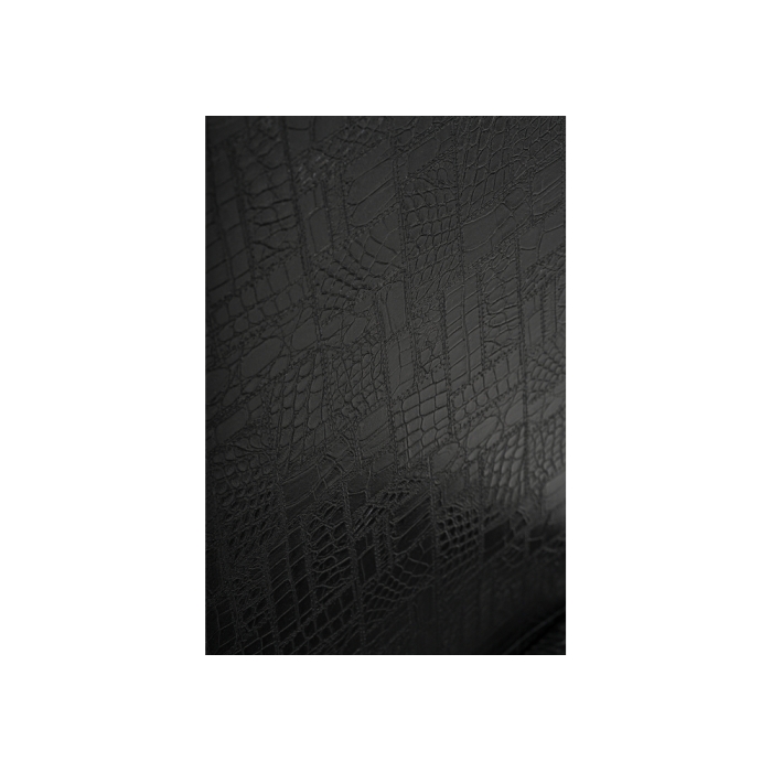 Стул на металлокаркасе Bozanak черный крокодил / светлый мусс