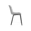 Стул на металлокаркасе Челси черный / светло-серый