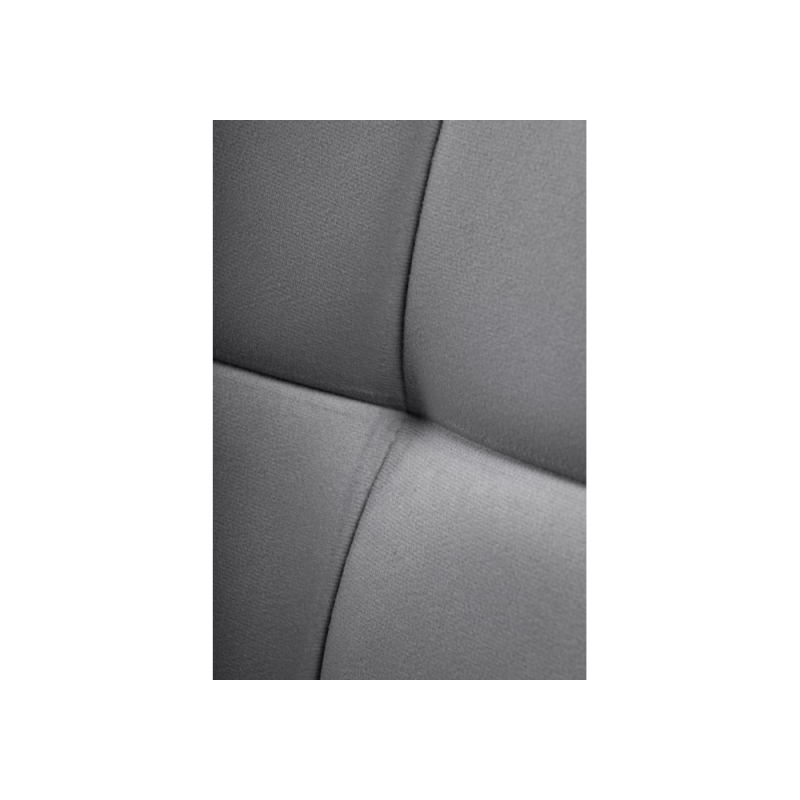 Стул на металлокаркасе Челси велюр темно-серый / белый