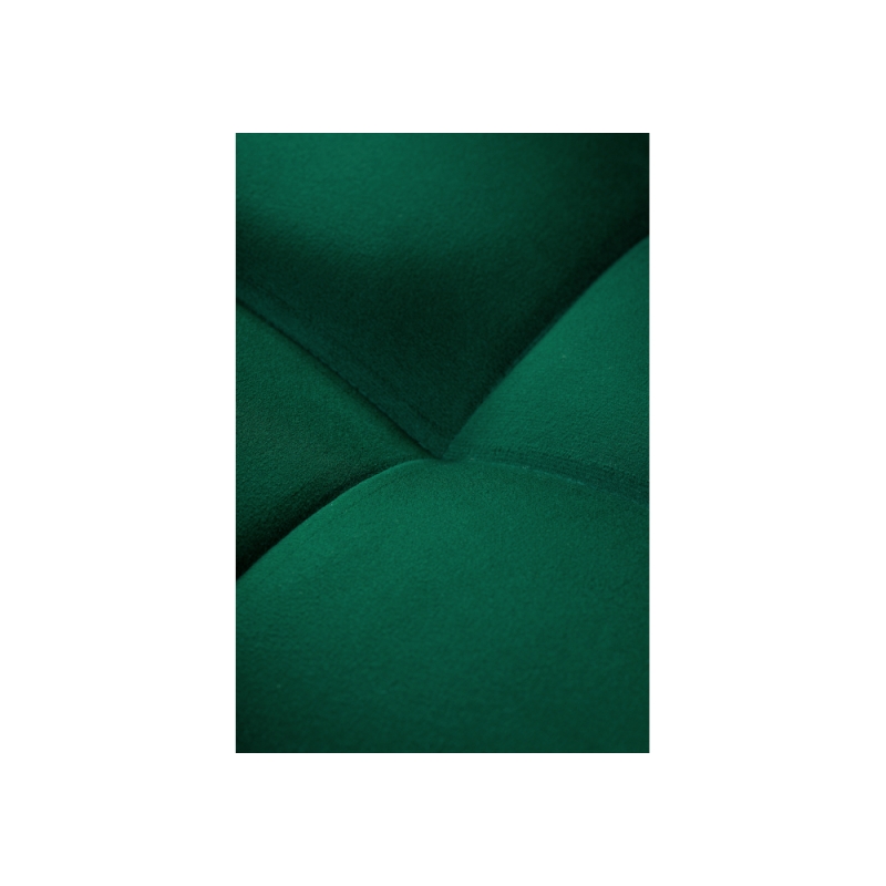 Стул на металлокаркасе Челси велюр зеленый / черный