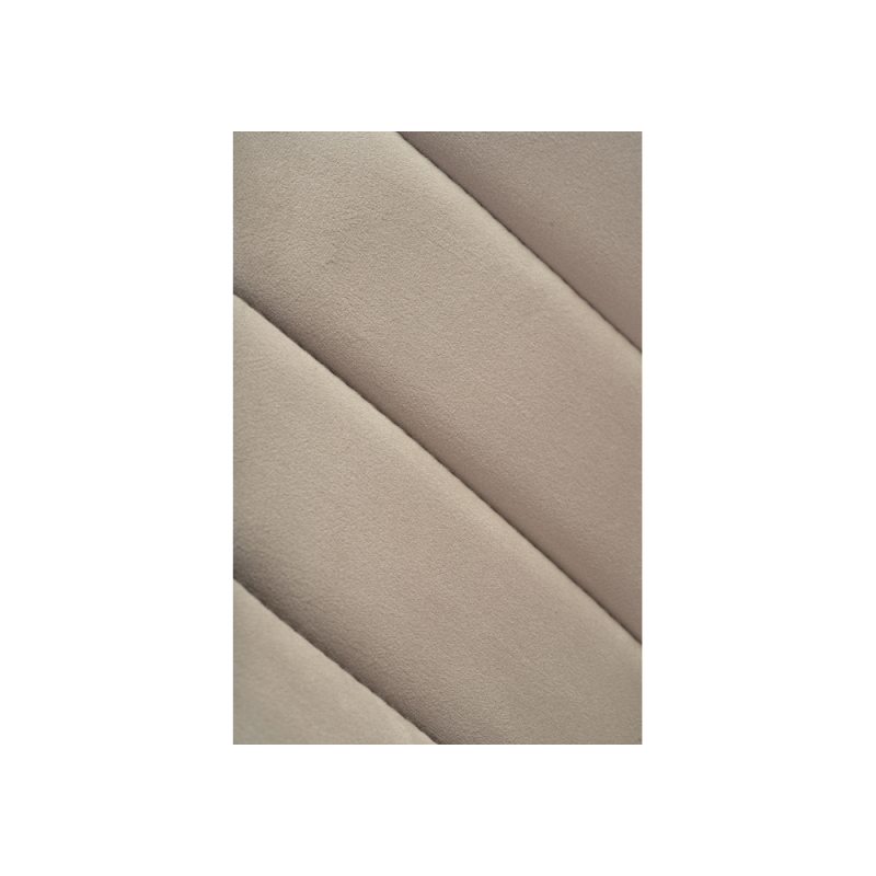 Стул на металлокаркасе Фиер серо-бежевый / черный глянец