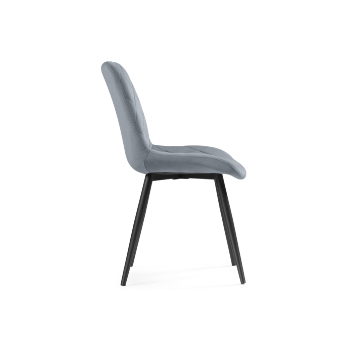 Стул на металлокаркасе Fox black / gray