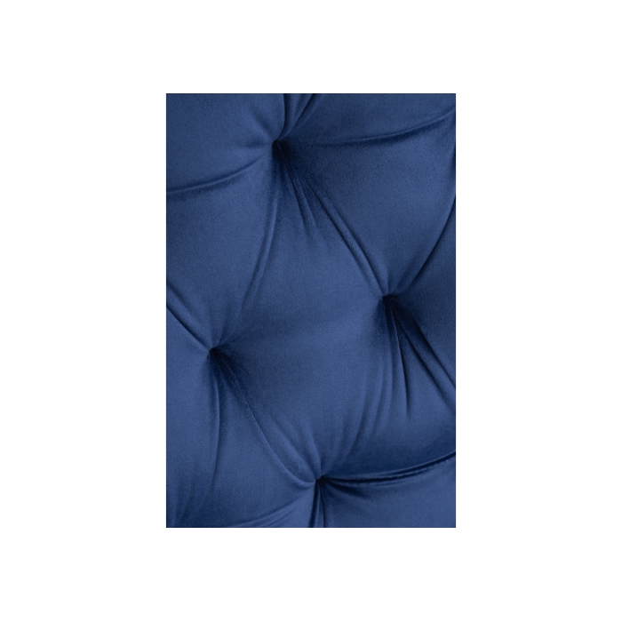 Стул на металлокаркасе Гояр темно-синий / черный глянец