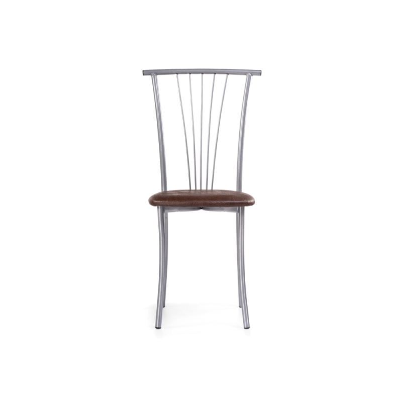 Стул на металлокаркасе Grigori горький шоколад / светлый мусс