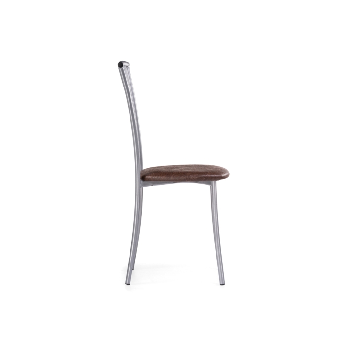 Стул на металлокаркасе Grigori горький шоколад / светлый мусс