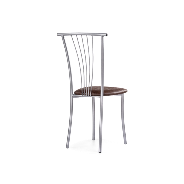 Стул на металлокаркасе Grigori горький шоколад / светлый мусс