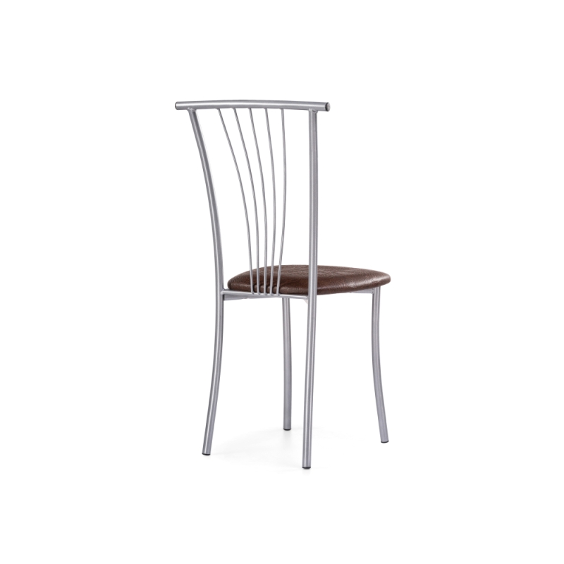 Стул на металлокаркасе Grigori горький шоколад / светлый мусс