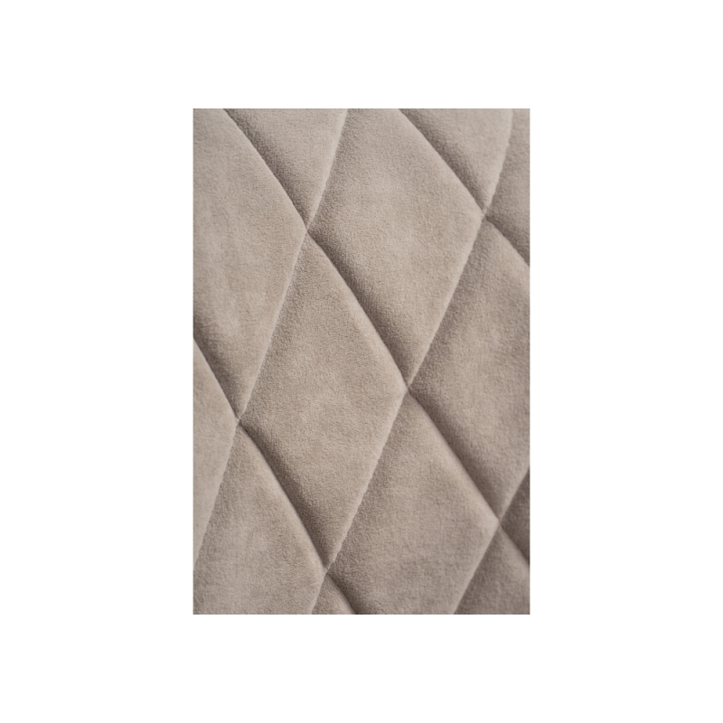 Стул на металлокаркасе Гутрид ромбы спереди капучино