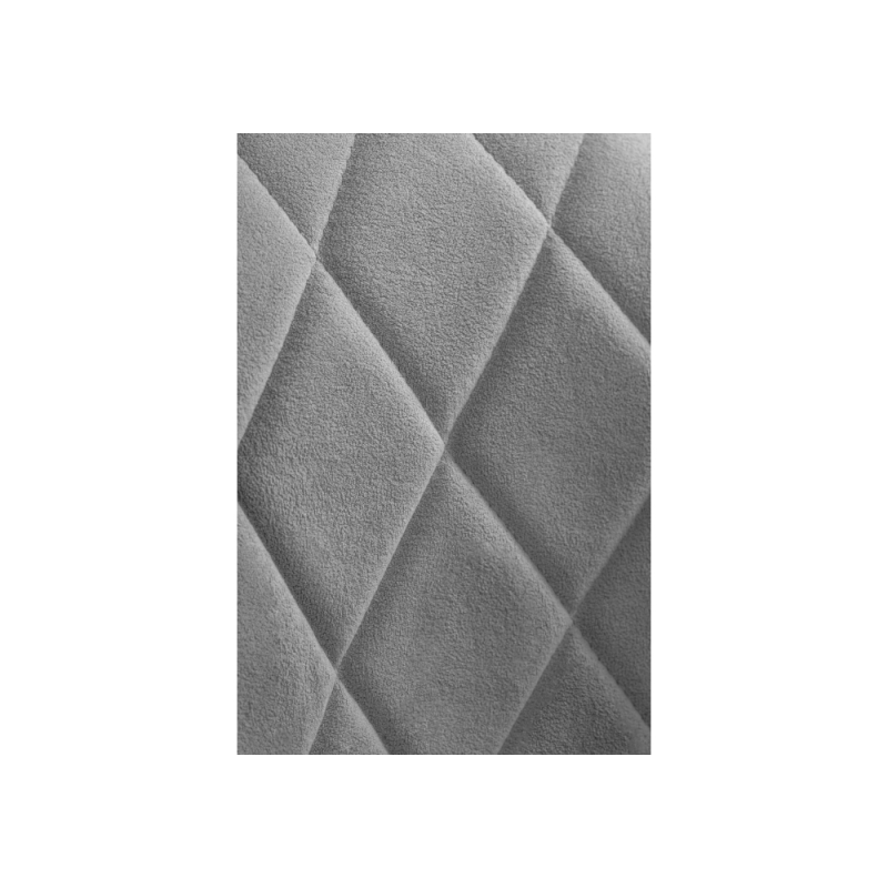 Стул на металлокаркасе Гутрид ромбы спереди серый / черный