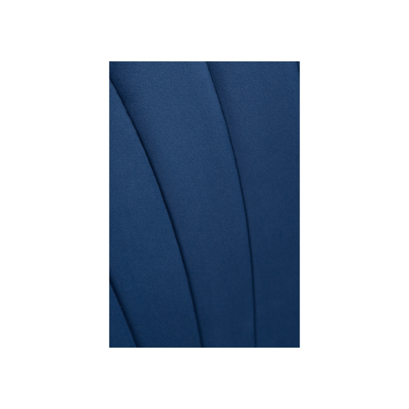 Стул на металлокаркасе Инклес синий / черный глянец