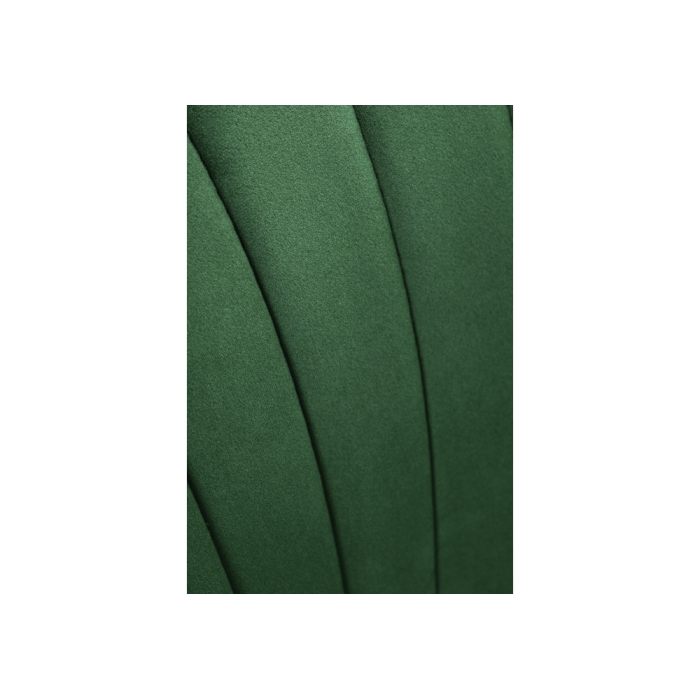 Стул на металлокаркасе Инклес темно-зеленый / черный глянец