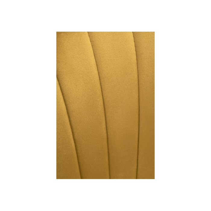 Стул на металлокаркасе Инклес желтый / черный глянец