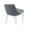 Стул на металлокаркасе Kora white / gray