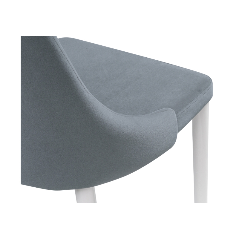 Стул на металлокаркасе Kora white / gray