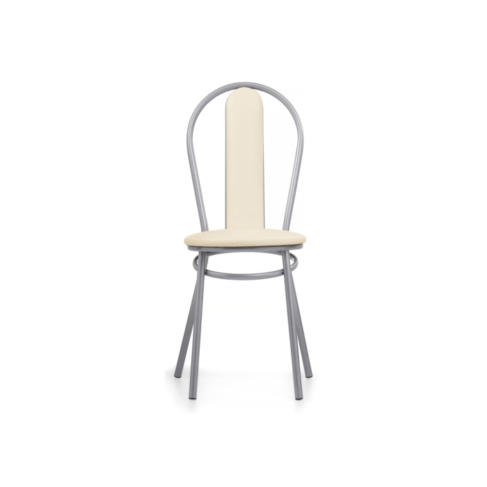 Стул на металлокаркасе Lamniel ваниль в крапинку / светлый мусс