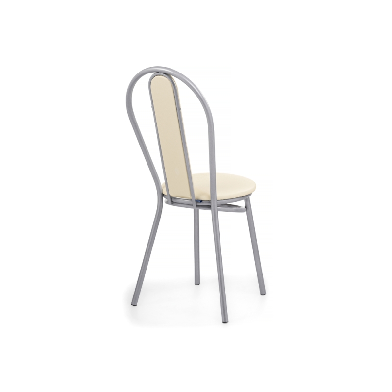Стул на металлокаркасе Lamniel ваниль в крапинку / светлый мусс