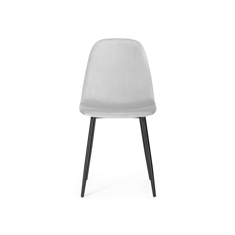 Стул на металлокаркасе Lilu light grey / black