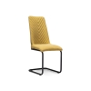 Стул на металлокаркасе Лулла горчичный / черный