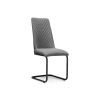 Стул на металлокаркасе Лулла серый / черный