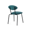 Стул на металлокаркасе Мареон катания ментол / черный матовый