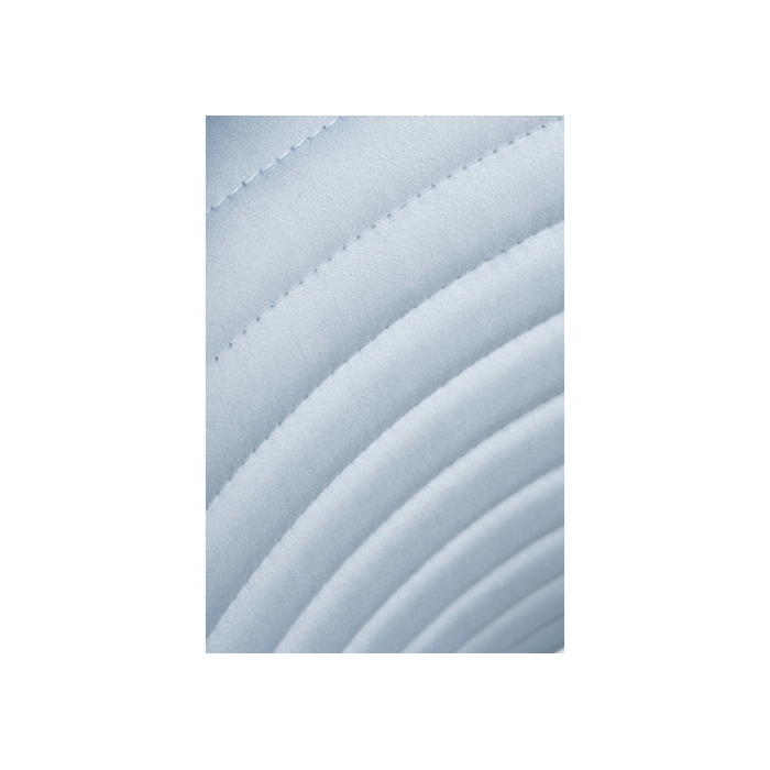 Стул на металлокаркасе Рансол голубой /черный глянец