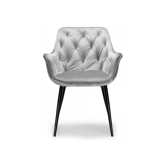 Стул на металлокаркасе Remo light gray