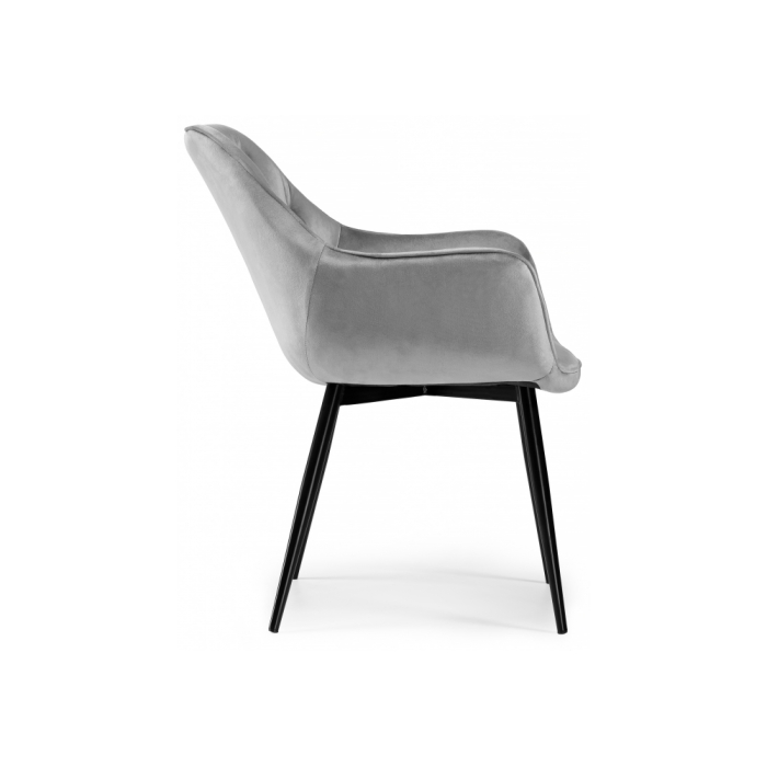 Стул на металлокаркасе Remo light gray