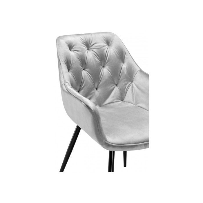 Стул на металлокаркасе Remo light gray