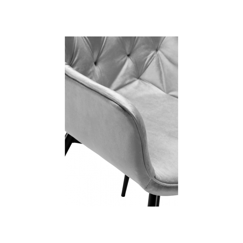 Стул на металлокаркасе Remo light gray