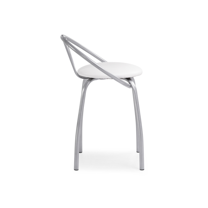 Стул на металлокаркасе Tankard белый полимер / светлый мусс