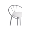 Стул на металлокаркасе Tankard белый полимер / светлый мусс