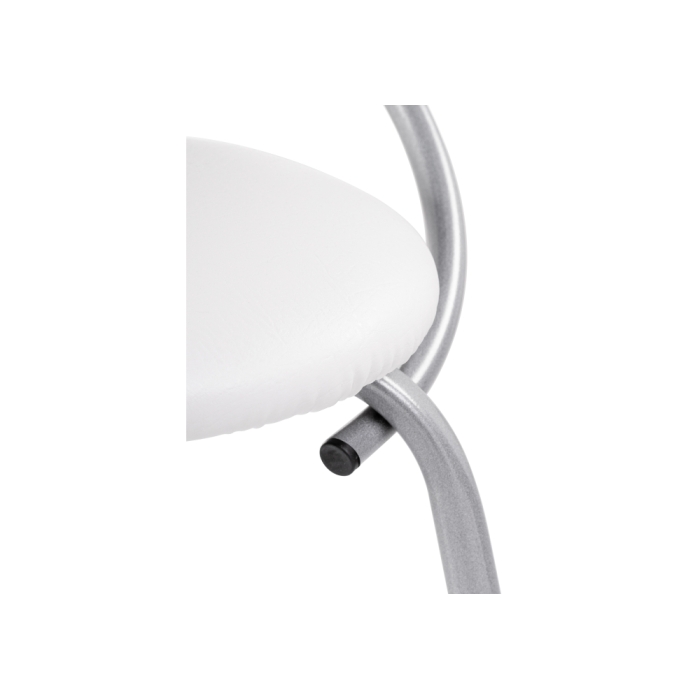 Стул на металлокаркасе Tankard белый полимер / светлый мусс