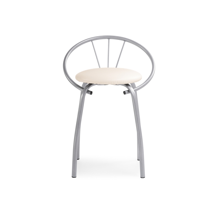 Стул на металлокаркасе Tankard ваниль крап / светлый мусс