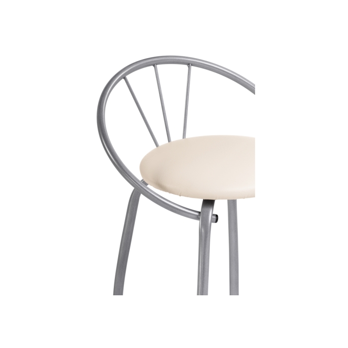 Стул на металлокаркасе Tankard ваниль крап / светлый мусс