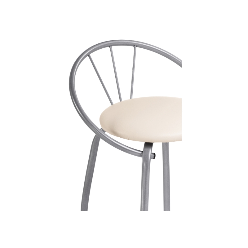 Стул на металлокаркасе Tankard ваниль крап / светлый мусс