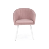 Стул на металлокаркасе Валета пыльно-розовый /  белый