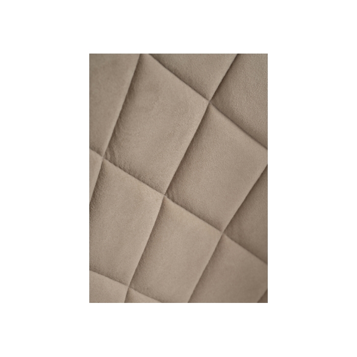 Стул на металлокаркасе Зест микровелюр 05 / черный глянец