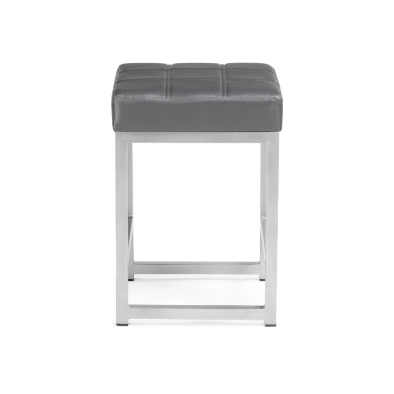 Табурет Khurkroks серый полимер / светлый мусс