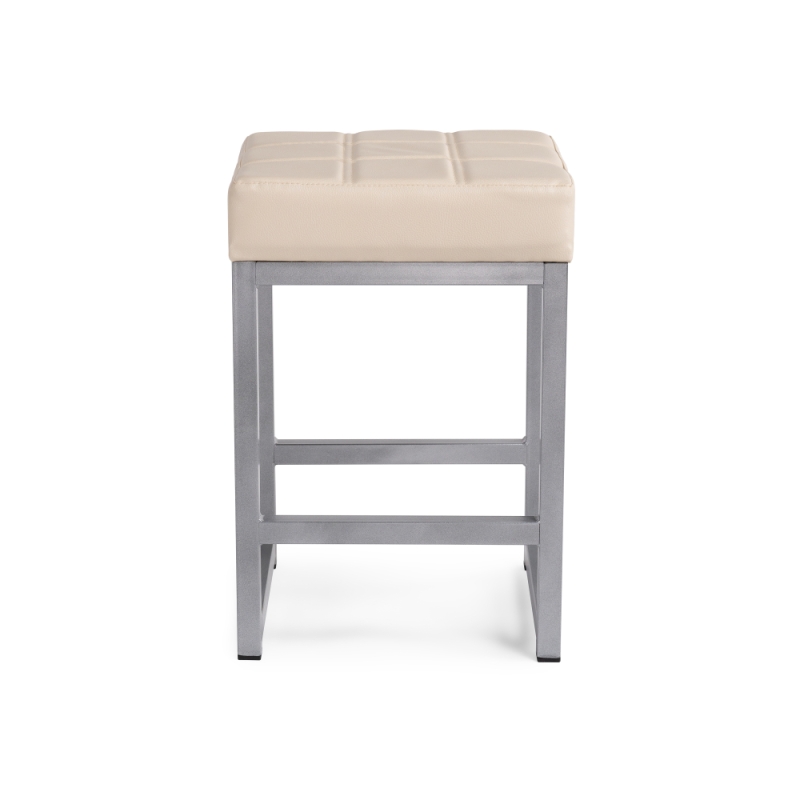 Табурет Khurkroks ваниль в крапинку / светлый мусс