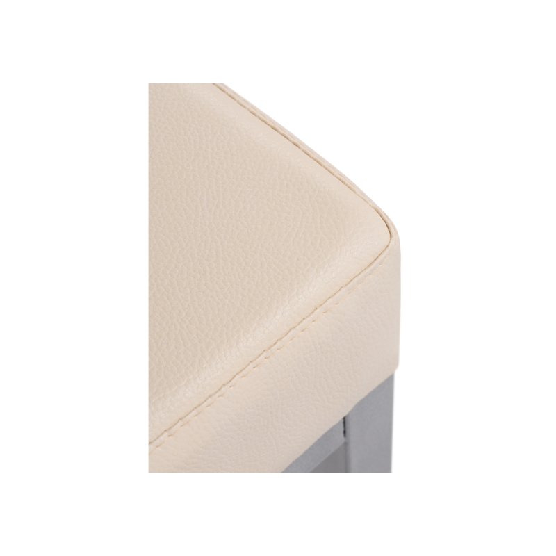 Табурет Khurkroks ваниль в крапинку / светлый мусс