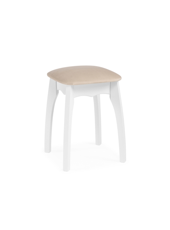 Табурет Астир белый / сливочный раф