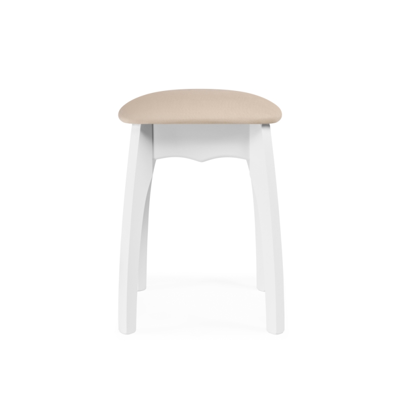 Табурет Астир белый / сливочный раф