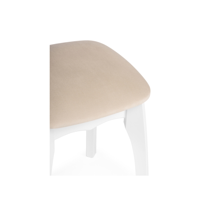 Табурет Астир белый / сливочный раф