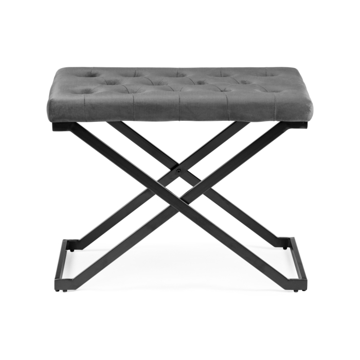 Табурет German dark grey / black