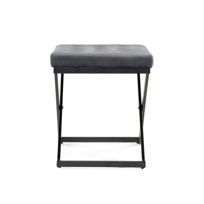 Табурет German dark grey / black