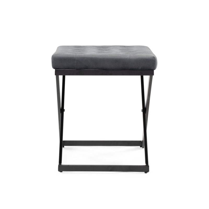 Табурет German dark grey / black