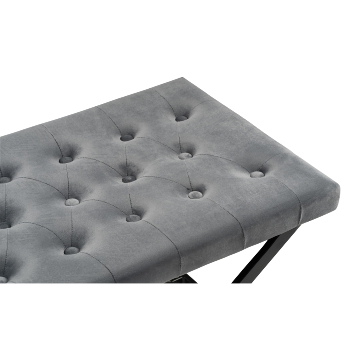 Табурет German dark grey / black