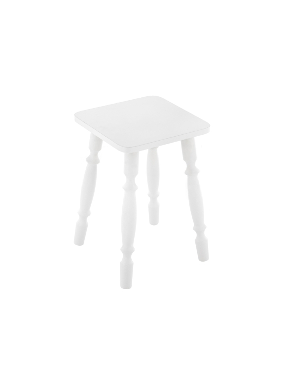 Табурет Грай белый глянец