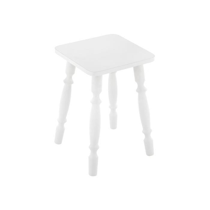 Табурет Грай белый глянец