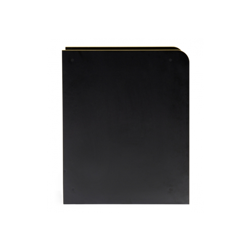 Тумба Ханна 33х50х60 черная / желтая